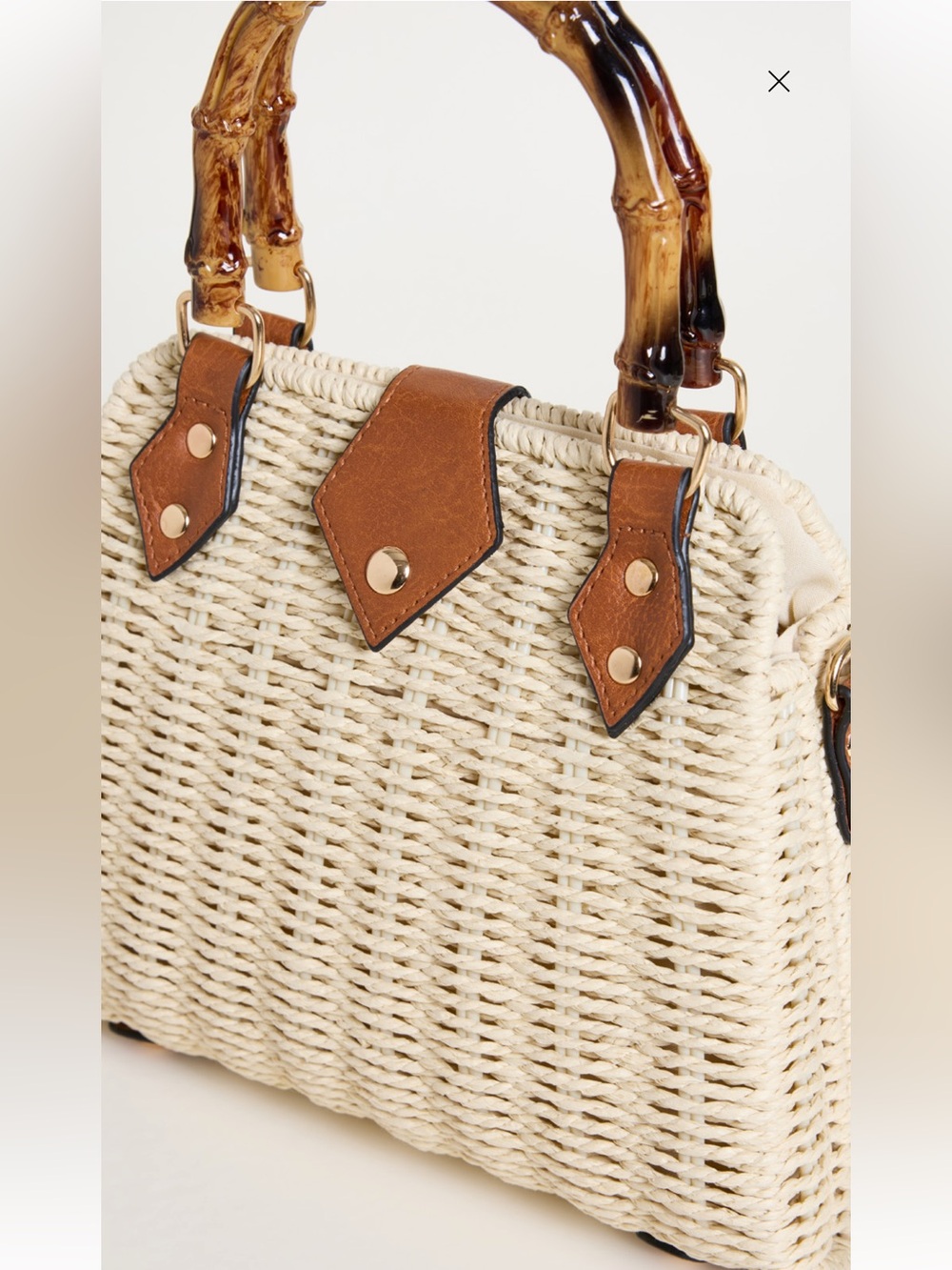 Intrend by Max Mara Bamboo-Handle Trapeze Bag Size: OS Spring /Summer - Picture 3 of 16